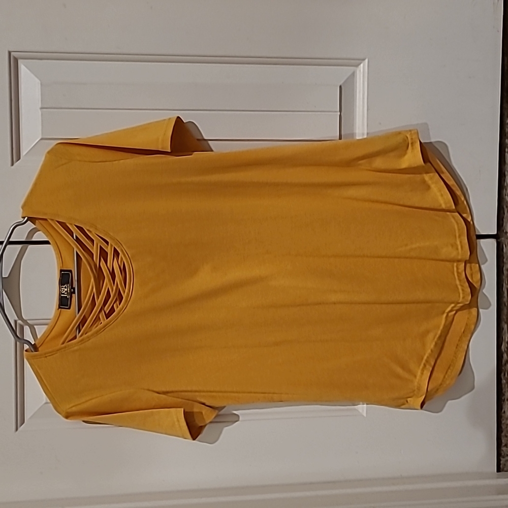 L&B shirt yellow/gold/mustard